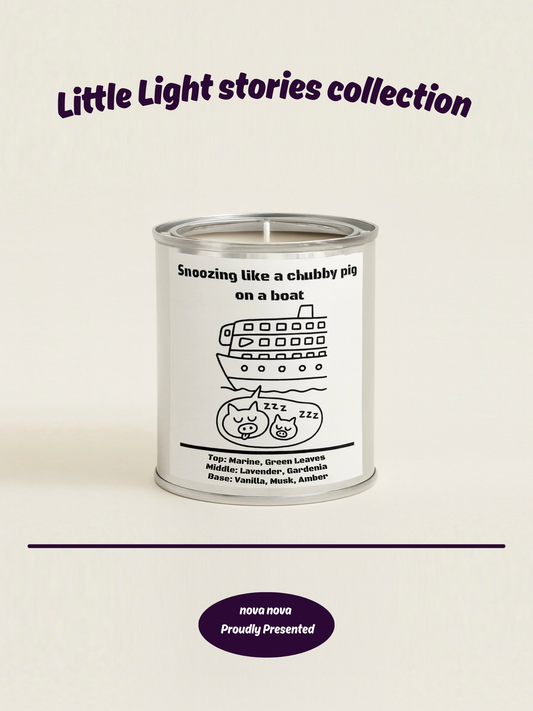 Little Light Stories Collection-Snoozing like a chubby pig on a boat